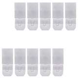 Maxbell 10 Set 1 Hook 3 Rows Bra Extenders Elastic Stretchy Bra Strap Extension White - Aladdin Shoppers