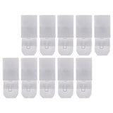 Maxbell 10 Set 1 Hook 3 Rows Bra Extenders Elastic Stretchy Bra Strap Extension White - Aladdin Shoppers