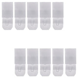 Maxbell 10 Set 1 Hook 3 Rows Bra Extenders Elastic Stretchy Bra Strap Extension White - Aladdin Shoppers
