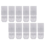Maxbell 10 Set 1 Hook 3 Rows Bra Extenders Elastic Stretchy Bra Strap Extension White - Aladdin Shoppers
