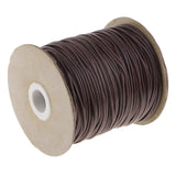 Maxbell 80 Meters 2mm Cotton Waxed Cord Beading DIY Jewelry Making Thread Coffee - Aladdin Shoppers