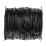 Maxbell 80 Meters 2mm Cotton Waxed Cord Beading DIY Jewelry Making Thread Black - Aladdin Shoppers