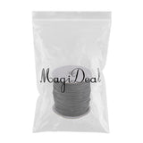 Maxbell 80 Meters 2mm Cotton Waxed Cord Beading DIY Jewelry Making Thread Black - Aladdin Shoppers