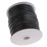 Maxbell 80 Meters 2mm Cotton Waxed Cord Beading DIY Jewelry Making Thread Black - Aladdin Shoppers