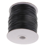 Maxbell 80 Meters 2mm Cotton Waxed Cord Beading DIY Jewelry Making Thread Black - Aladdin Shoppers