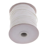 Maxbell 80 Meters 2mm Cotton Waxed Cord Beading DIY Jewelry Making Thread White - Aladdin Shoppers