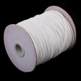 Maxbell 80 Meters 2mm Cotton Waxed Cord Beading DIY Jewelry Making Thread White - Aladdin Shoppers