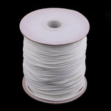 Maxbell 80 Meters 2mm Cotton Waxed Cord Beading DIY Jewelry Making Thread White - Aladdin Shoppers