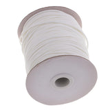 Maxbell 80 Meters 2mm Cotton Waxed Cord Beading DIY Jewelry Making Thread White - Aladdin Shoppers