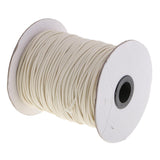 Maxbell 80 Meters 2mm Cotton Waxed Cord Beading DIY Jewelry Making Thread Beige - Aladdin Shoppers