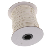 Maxbell 80 Meters 2mm Cotton Waxed Cord Beading DIY Jewelry Making Thread Beige - Aladdin Shoppers