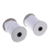 Maxbell 50 Yards Press Studs Snap Fastening Tape Sewing For Duvet Covers White - Aladdin Shoppers