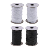 Maxbell 50 Yards Press Studs Snap Fastening Tape Sewing For Duvet Covers White - Aladdin Shoppers