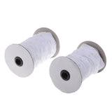 Maxbell 50 Yards Press Studs Snap Fastening Tape Sewing For Duvet Covers White - Aladdin Shoppers