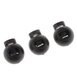 Maxbell 50Pcs Single Hole Spring Plastic Round Toggle Stopper Cord Locks End 15mm - Aladdin Shoppers