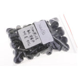 Maxbell 50Pcs Single Hole Spring Plastic Round Toggle Stopper Cord Locks End 15mm - Aladdin Shoppers