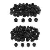 Maxbell 50Pcs Single Hole Spring Plastic Round Toggle Stopper Cord Locks End 15mm - Aladdin Shoppers