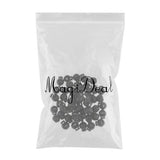 Maxbell 50Pcs Single Hole Spring Plastic Round Toggle Stopper Cord Locks End 15mm - Aladdin Shoppers