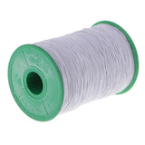 Maxbell 2pcs 500 Meter Elastic Cord Thread Jewelry Making Beading String Black+White