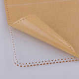 Maxbell 7 Pieces Clear Acrylic Leather Templates for Zipper Clutch Bag Making Stencils - Aladdin Shoppers