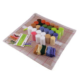 2 Set Rabbit Pillowcase Latch Hook Kit and 2pcs Latch Hook Tool for Beginner