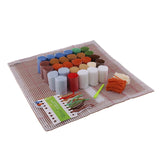 2 Set Rabbit Pillowcase Latch Hook Kit and 2pcs Latch Hook Tool for Beginner