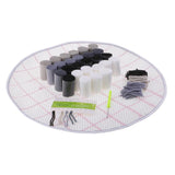 DIY Football Latch Hook Rug Kits Embroidery Cushion + 3Pcs Wood Crochet Hook