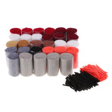 Latch Hook Rug Kits DIY Dog Craft Embroidery Cushion with Wood Crochet Hook