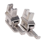 Maxbell 2PCS Right Compensating Presser Feet Top-Stitch for Domesic Sewing Machines - Aladdin Shoppers