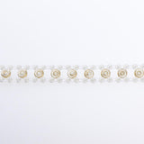Maxbell 1 Yard Beaded Rhinestone Applique Headband Bridal Waist Belt Wedding Dress - Aladdin Shoppers