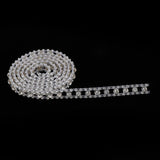 Maxbell 1 Yard Beaded Rhinestone Applique Headband Bridal Waist Belt Wedding Dress - Aladdin Shoppers