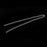 Maxbell 1 Yard Round Diamante Rhinestone Chain Trim Wedding Dress Belt Bridal Bead Applique White 14mm - Aladdin Shoppers