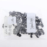 Maxbell Round Diamande Rhinestone Chain Wedding Trim for Clothes Bags Sewing Crafts 1 Yard, Black - Aladdin Shoppers