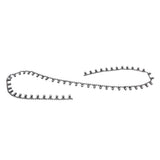 Maxbell Round Diamande Rhinestone Chain Wedding Trim for Clothes Bags Sewing Crafts 1 Yard, Black - Aladdin Shoppers
