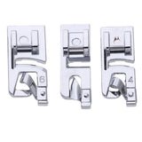 Maxbell 3 Pieces 3mm 4mm 6mm Narrow Rolled Hem Domestic Sewing Machine Presser Foot Feet - Aladdin Shoppers