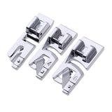Maxbell 3 Pieces 3mm 4mm 6mm Narrow Rolled Hem Domestic Sewing Machine Presser Foot Feet - Aladdin Shoppers