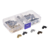 Maxbell 50 Sets 5 Colors Metal Sew-on Hooks and Eyes Closures for Trousers Skirt Dress Suits - Aladdin Shoppers