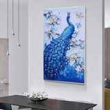 Maxbell Peacock Shaped DIY 5D Diamond Embroidery Painting Kit for Beginner Art Home Decor - Aladdin Shoppers