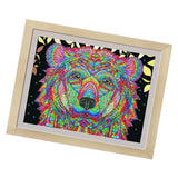 Maxbell Colorful Dog Special Shaped Diamond Painting By Numbers for Beginner 27*37cm - Aladdin Shoppers