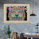 Maxbell Colorful Dog Special Shaped Diamond Painting By Numbers for Beginner 27*37cm - Aladdin Shoppers