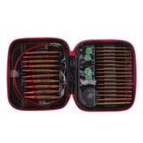 Maxbell Maxbell 13 Sizes Interchangeable Carbonized Bamboo Circular Knitting Needles Sets
