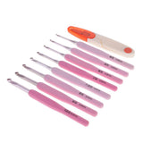 Maxbell Maxbell 8Pcs Soft Grip Crochet Hook Set with Case and Scissor for Adults 2.5mm-6.0mm