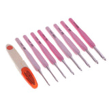 Maxbell Maxbell 8Pcs Soft Grip Crochet Hook Set with Case and Scissor for Adults 2.5mm-6.0mm