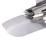 Maxbell Silver Metal CoverStitch Machine Binder, Single-Fold Binding Attachment - Aladdin Shoppers