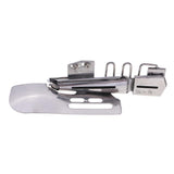 Maxbell Silver Metal CoverStitch Machine Binder, Single-Fold Binding Attachment - Aladdin Shoppers