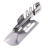 Maxbell Silver Metal CoverStitch Machine Binder, Single-Fold Binding Attachment - Aladdin Shoppers