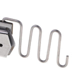 Maxbell Silver Metal CoverStitch Machine Binder, Single-Fold Binding Attachment - Aladdin Shoppers