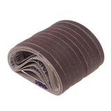 50 Pieces Abrasive Sanding Belts Sandpaper, Metal Polishing Cutter Machine Sewing Machine Parts - Aladdin Shoppers