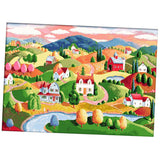 Maxbell Cross Stitch Set DIY Handmade Needlework Counted Embroidery Kit 14CT Beautiful Scenery of Country Pattern Home Decoration - Aladdin Shoppers