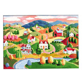 Maxbell Cross Stitch Set DIY Handmade Needlework Counted Embroidery Kit 14CT Beautiful Scenery of Country Pattern Home Decoration - Aladdin Shoppers